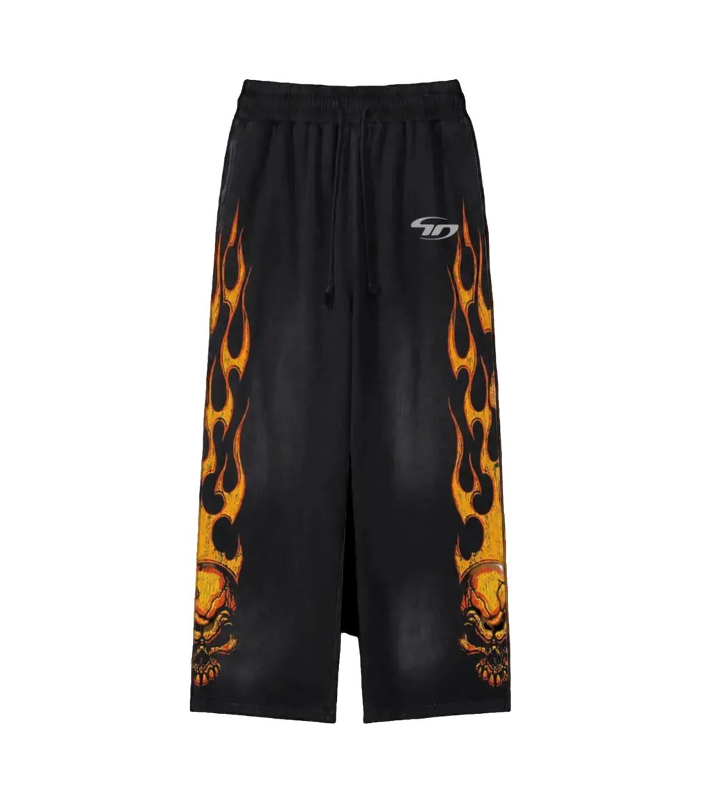 Sunfade Loose Fit Cotton Sweatpants