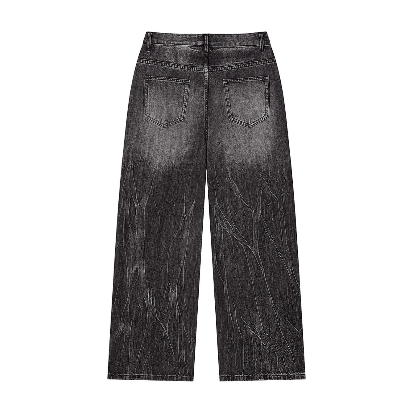 Men’s Vintage Wash Wide Leg Jeans