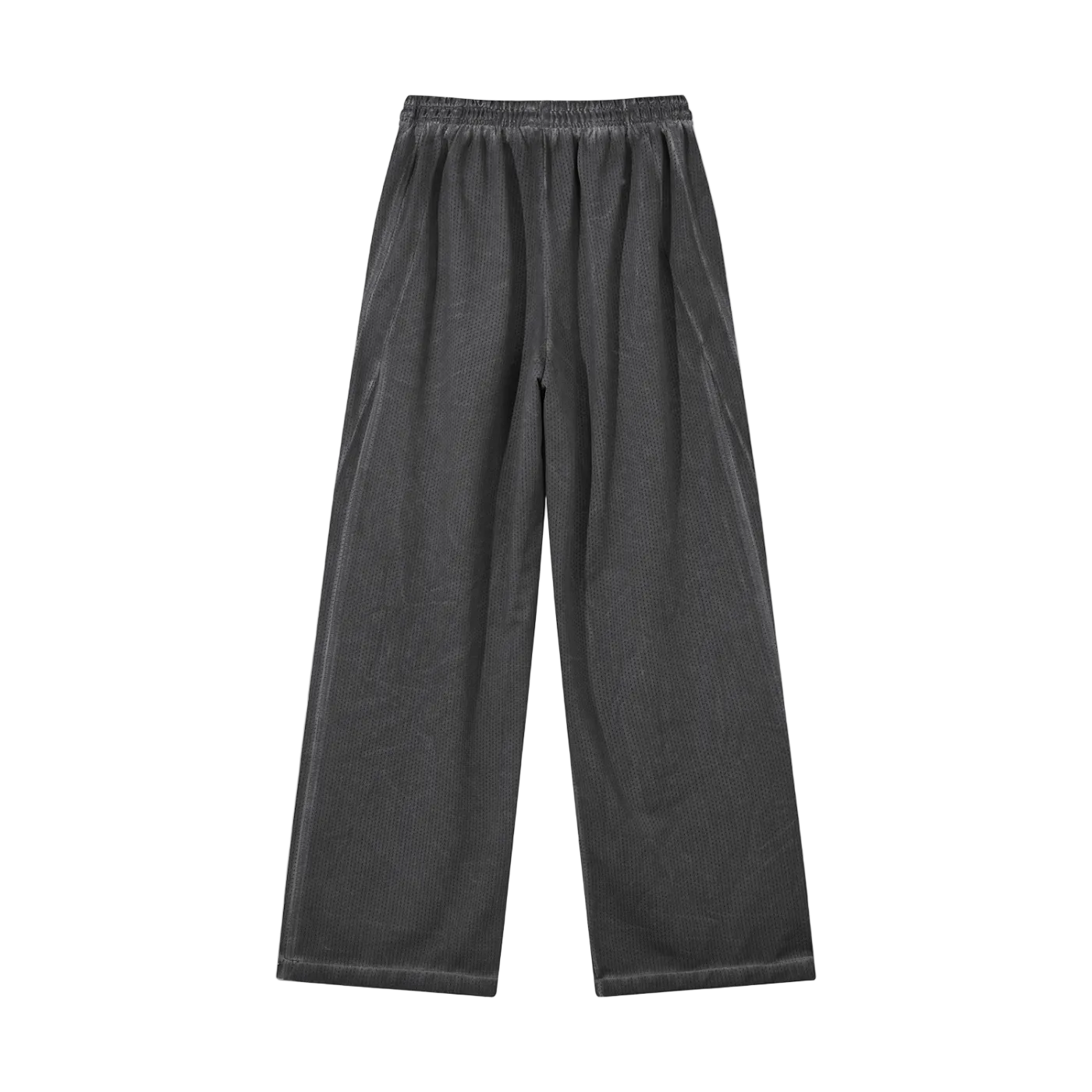 Unisex Vintage Wash Wide Leg Mesh Sweatpants