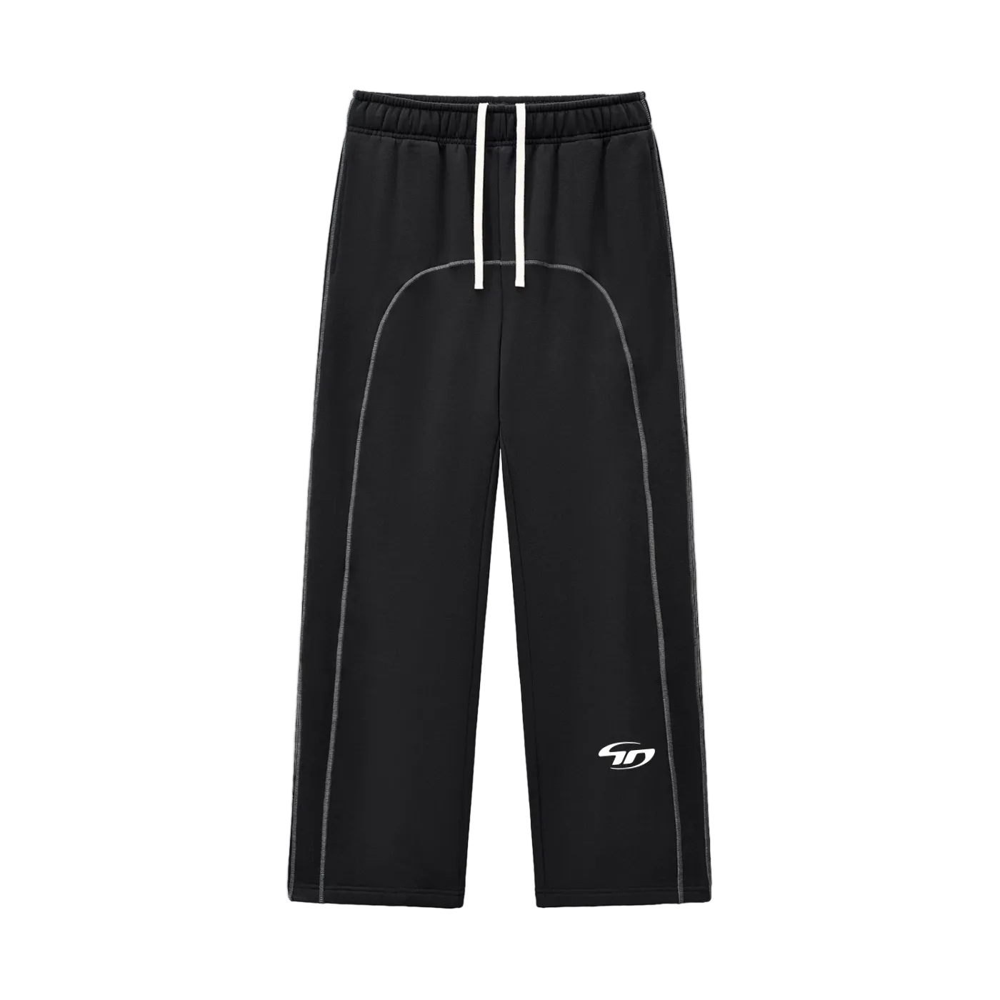 Contrast-Stitched Fleece Sweatpants