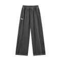 Unisex Vintage Wash Wide Leg Mesh Sweatpants